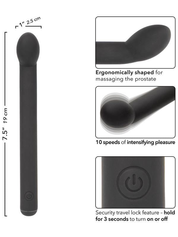 California Exotics Dr Joel Kaplan Rechargeable Prostate Massager with Vibration - Prostate Toys