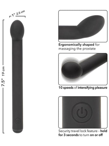 California Exotics Dr Joel Kaplan Rechargeable Prostate Massager with Vibration - Prostate Toys