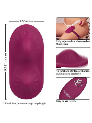 California Exotics Dual Rider Remote Control Grinder Massager Hands Free - Remote Control Vibrators