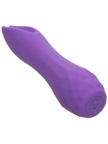 California Exotics Gia Dual Flicker Silicone Vibrator with Dual Stimulation - Personal Massagers