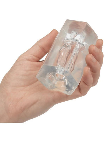 California Exotics Guys Guys Guys David Stretchy Mens Masturbator with Suction - Masturbators and Strokers
