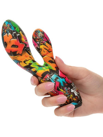 California Exotics Hype Dual Stimulation Rabbit Vibrator with 10 Speeds - Rabbit Vibrators