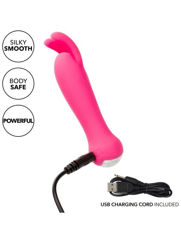 California Exotics Kyst Bunny USB Rechargeable Clitoral Vibrator with Dual Ears - - Personal Massagers
