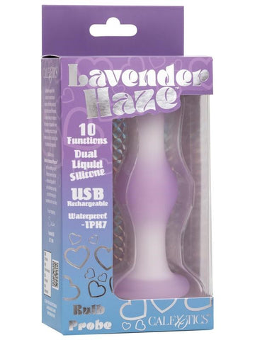 California Exotics Lavender Haze Bulb 10 Function Anal Probe with Memory Chip - Butt Plugs