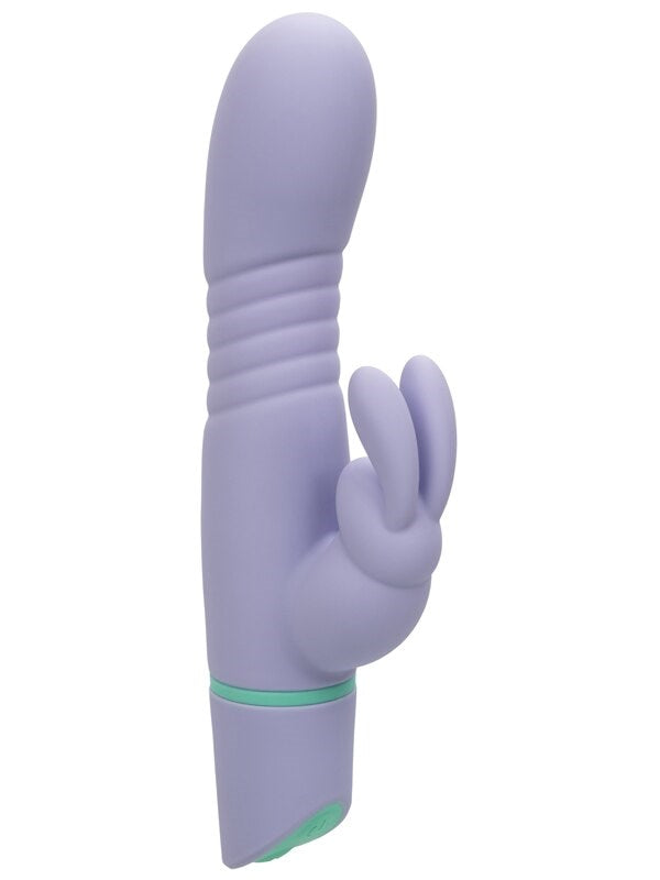 California Exotics Love Bunny Thrusting Bunny Adult Massager with Dual Motor - - Rabbit Vibrators