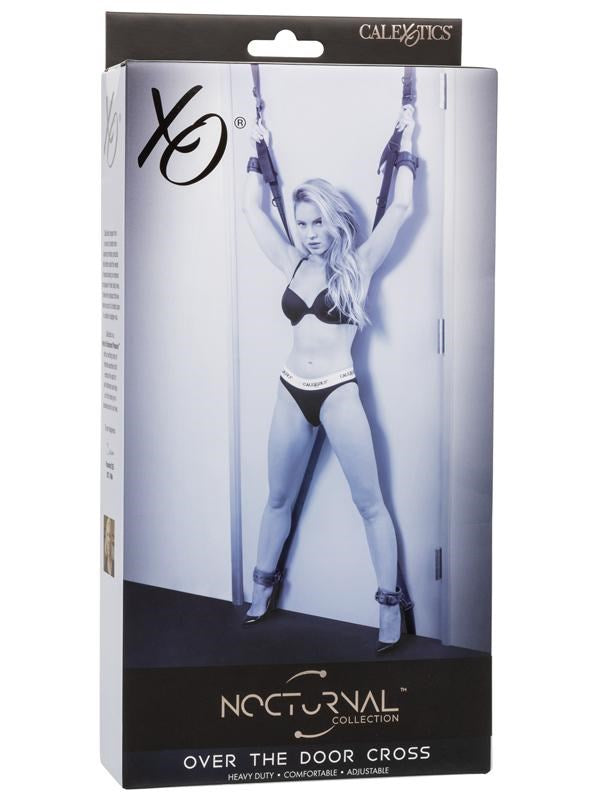 California Exotics Nocturnal Collection Over Door Cross BDSM Restraints - - Spreaders and Hangers