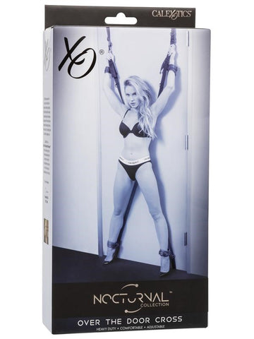 California Exotics Nocturnal Collection Over Door Cross BDSM Restraints - Spreaders and Hangers