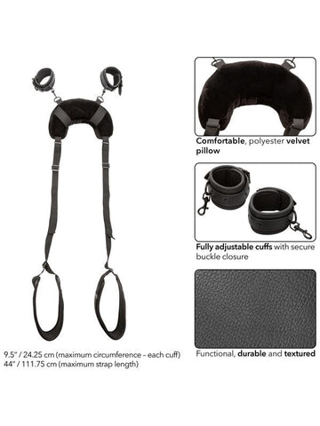 California Exotics Nocturnal Collection Position Strap With Pillow for Sex Positioning - Cuffs And Restraints