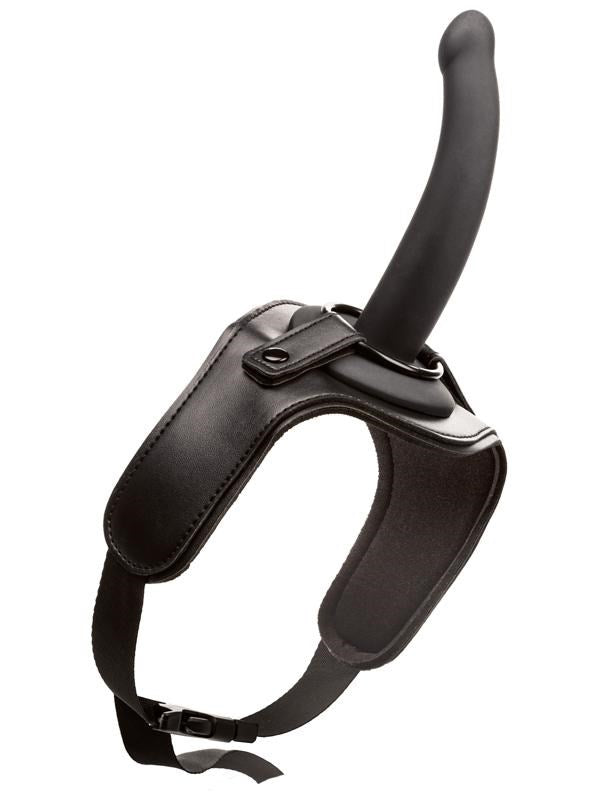 California Exotics Onyxxx Thigh Strap On With Silicone Probe Thigh Harness - Strap On Sextoys