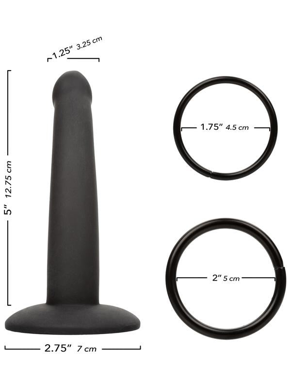 California Exotics Onyxxx Thigh Strap On With Silicone Probe Thigh Harness - Strap On Sextoys