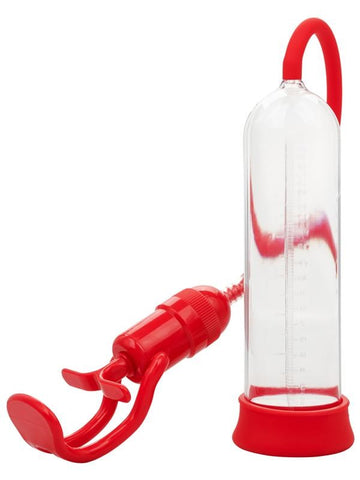 California Exotics Optimum Series Magnified Penis Pump with Measurement Markers - Penis Pumps And Stretchers
