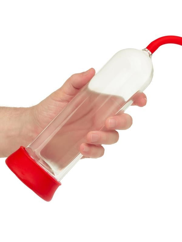 California Exotics Optimum Series Magnified Penis Pump with Measurement Markers - - Penis Pumps And Stretchers