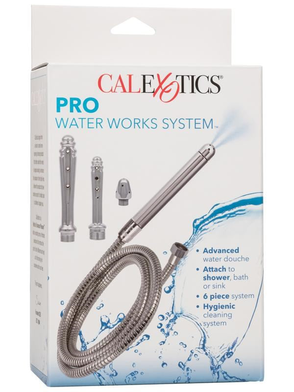 California Exotics Pro Water Works Enema and Douche System Professional Grade - Enemas and Douches