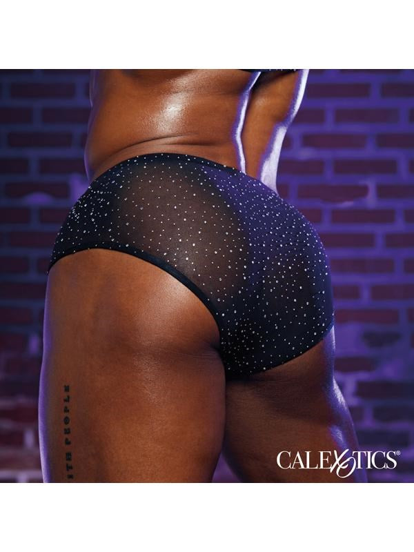 California Exotics Radiance Classic Mens Brief with Rhinestone Accents - Mens Briefs And Boxers