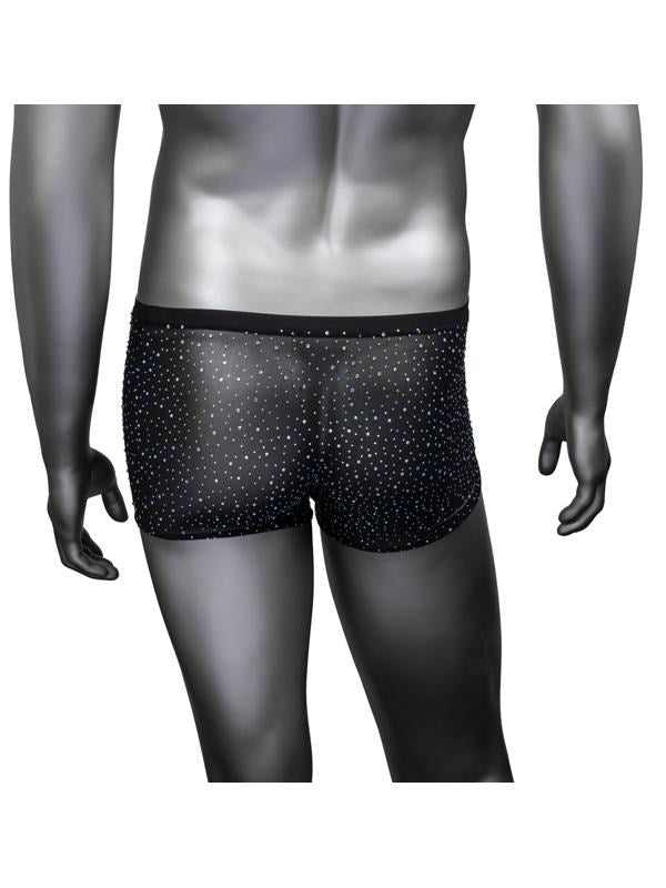California Exotics Radiance Mens Boxer Brief with Rhinestone Accents - Mens Briefs And Boxers