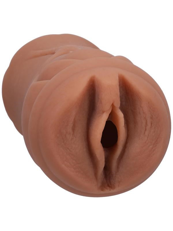 Doc Johnson Signature Strokers Alexis Tae Realistic Pocket Pussy Stroker Caramel - - Masturbators and Strokers