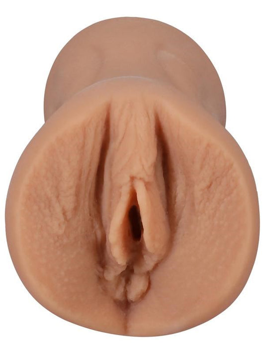 Doc Johnson Signature Strokers Kenna James Pocket Pussy Masturbator Vanilla - - Masturbators and Strokers