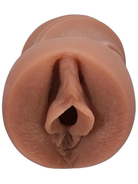 Doc Johnson Signature Strokers Xxlayna Marie Pocket Pussy Ultraskyn Stroker Caramel - - Masturbators and Strokers