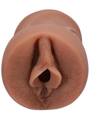 Doc Johnson Signature Strokers Xxlayna Marie Pocket Pussy Ultraskyn Stroker Caramel - - Masturbators and Strokers