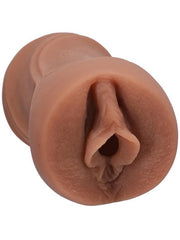 Doc Johnson Signature Strokers Xxlayna Marie Pocket Pussy Ultraskyn Stroker Caramel - - Masturbators and Strokers