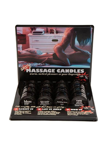 Kama Sutra Massage Candle 2 Oz Prepack 16 Units Display - Sex Pheromones and Perfumes