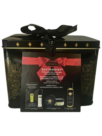 Kama Sutra Sex Magnet Vanilla Amber Massage Oil Gift Set with Pheromones - Massage Oils and Lubricants