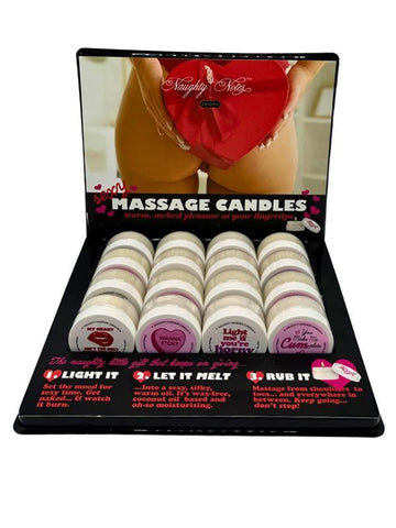 Kama Sutra Valentines Massage Candle Prepack Tray Dual Purpose - Sex Pheromones and Perfumes