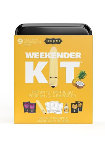 Kama Sutra Weekender Massage Oils & Vibrator Set 12 Prepack Complete Intimacy Kit - Sex Kits