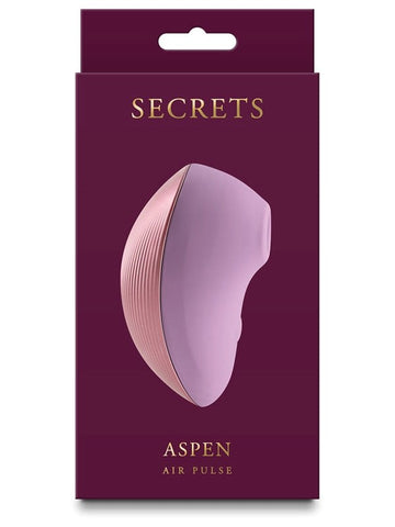 NS Novelties Secrets Aspen Clitoral Massager Lavender Air Pulse Technology - Clit Ticklers and Pulsators