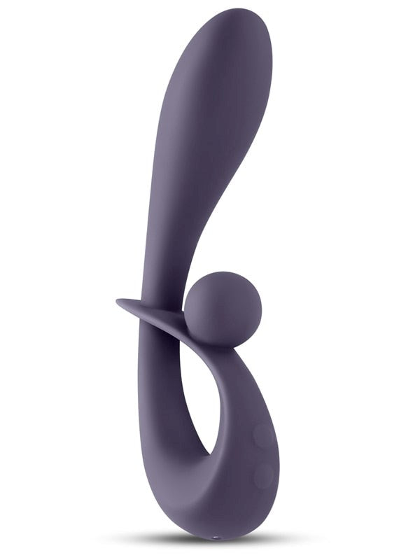NS Novelties Secrets Forte G Spot Vibrator Gray Dual Motor Technology - - G-Spot Vibrators