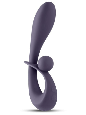 NS Novelties Secrets Forte G Spot Vibrator Gray Dual Motor Technology - G-Spot Vibrators