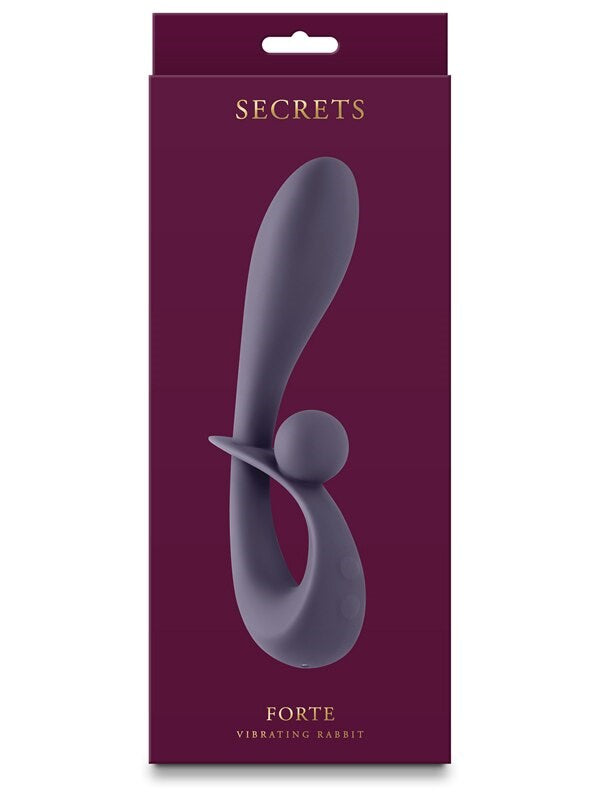 NS Novelties Secrets Forte G Spot Vibrator Gray Dual Motor Technology - - G-Spot Vibrators