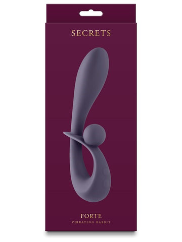 NS Novelties Secrets Forte G Spot Vibrator Gray Dual Motor Technology - G-Spot Vibrators