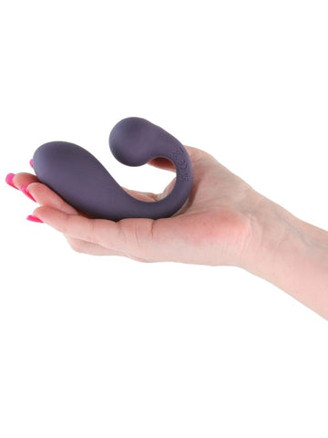 NS Novelties Secrets Maple Clitoral & G Spot Vibrator Gray Dual Motor - G-Spot Vibrators