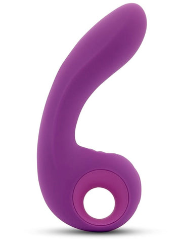 Nu Sensuelle Raine Nubii G Spot Vibrator With Tapper Purple Dual Action - G-Spot Vibrators