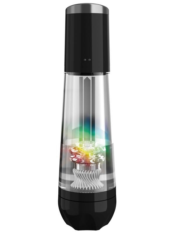 Pipedream Products PDX Elite ViewTube MAX View Rechargeable Mens Stroker Black - Masturbators and Strokers