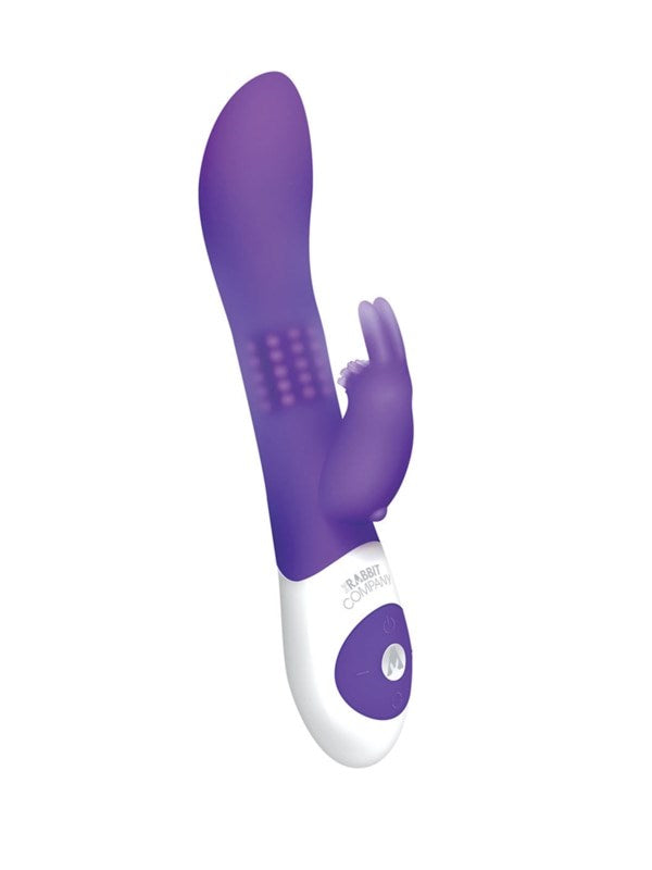 Xgen Products The Rabbit Company Beaded USB Rechargeable Rabbit Vibrator Purple - - Rabbit Vibrators