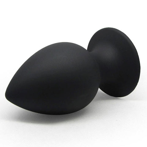 BDStyle Loving Joy Silicone Butt Plug Black Premium Prostate Stimulation - Butt Plugs