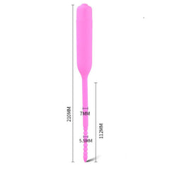 BDStyle Silicone Vibrator Urethral Sounds Penis Plug - - Urethral Sounds