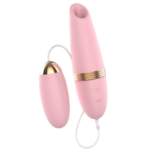 BDStyle Lilo 6 Functions Magic Sucker Clitoris Vibrator Dual Stimulation - - Clit Ticklers and Pulsators