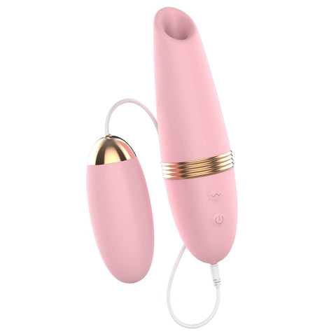BDStyle Lilo 6 Functions Magic Sucker Clitoris Vibrator Dual Stimulation - Clit Ticklers and Pulsators