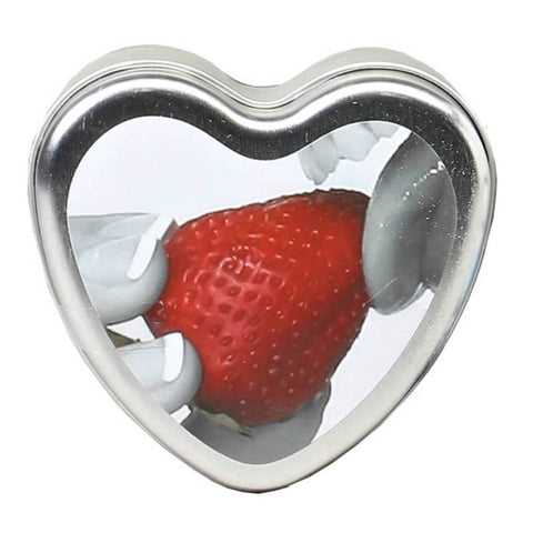 Earthly Body Edible Heart Massage Candle 113 g Sensual Warming Oil - Sex Pheromones and Perfumes
