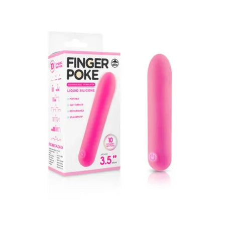 NANMA Corporation Excellent Power Finger Poke 8.9 cm USB Rechargeable Bullet Vibrator - Bullet Vibrators