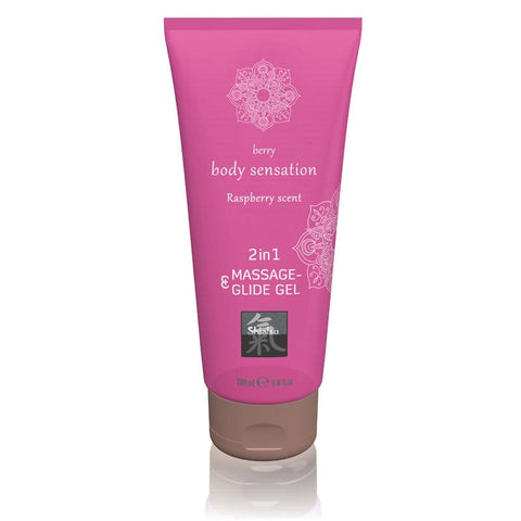 Hot Ero SHIATSU 2 In 1 Massage and Glide Gel 200ml Premium - Massage Oils and Lubricants