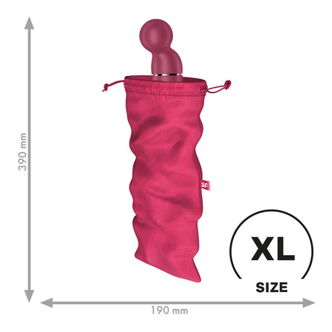 Satisfyer Treasure Adult Toy Storage Bag Pink Premium Discrete Protection - Vibrator Accessories