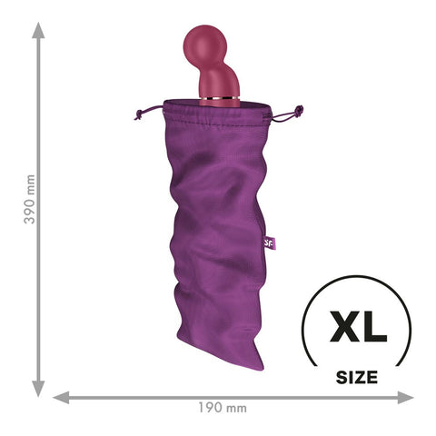 Satisfyer Treasure Sex Toy Storage Bag Violet Discrete Premium Protection - Vibrator Accessories
