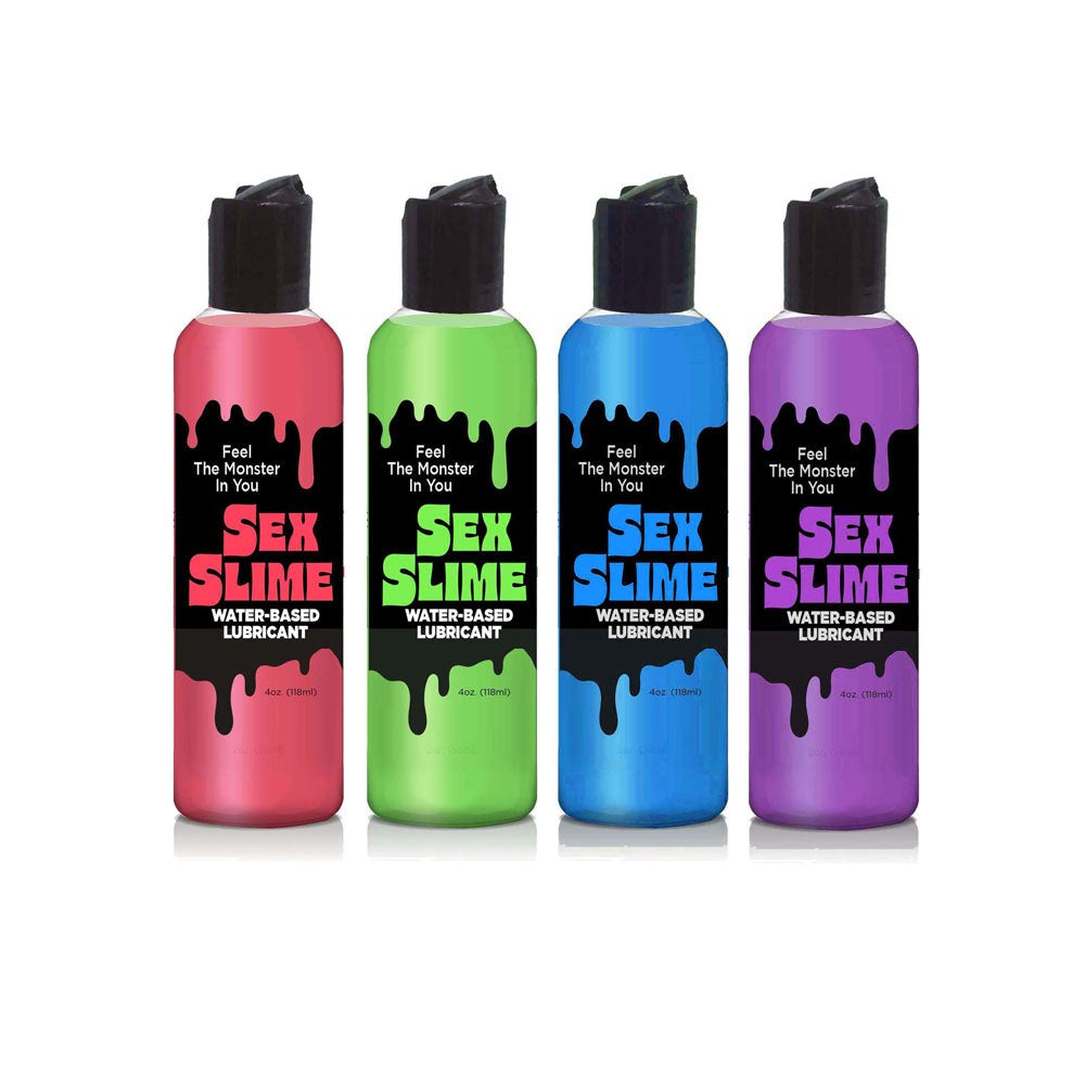 Little Genie Sex Slime Creature Water Based Lubricant Blue - - Water Based Lubes