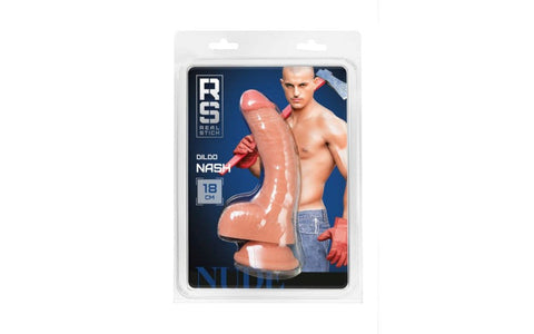 Shots Toys Real Stick Nude 18 cm Realistic Dildo Nash with Suction Cup - Realistic Dildos