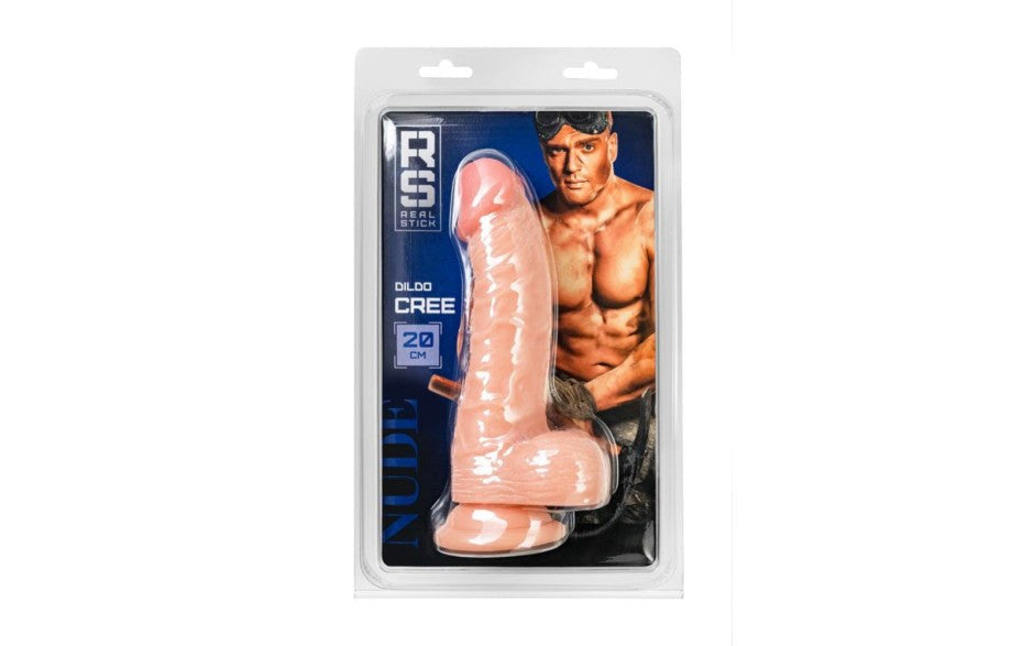 Shots Toys Real Stick Nude Realistic Dildo With Balls Cree Bendable Shaft - - Realistic Dildos