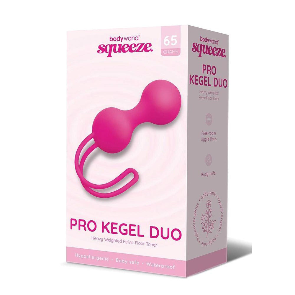 Xgen Products Bodywand Squeeze Pro Kegel Exerciser Duo Balls Pink Advanced - - Love Eggs and Kegel Exercisers